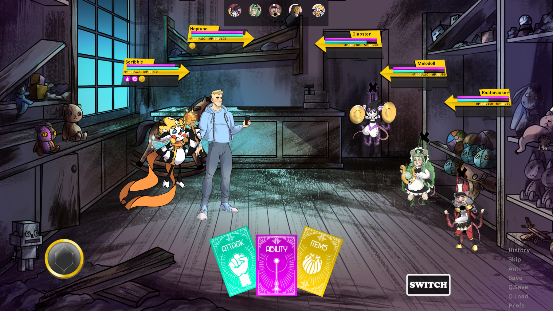Combat in the Haunted Toystore